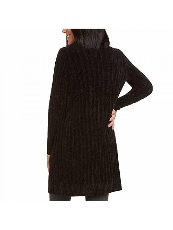 M Women's Chenille Long Sleeve Cardigan 