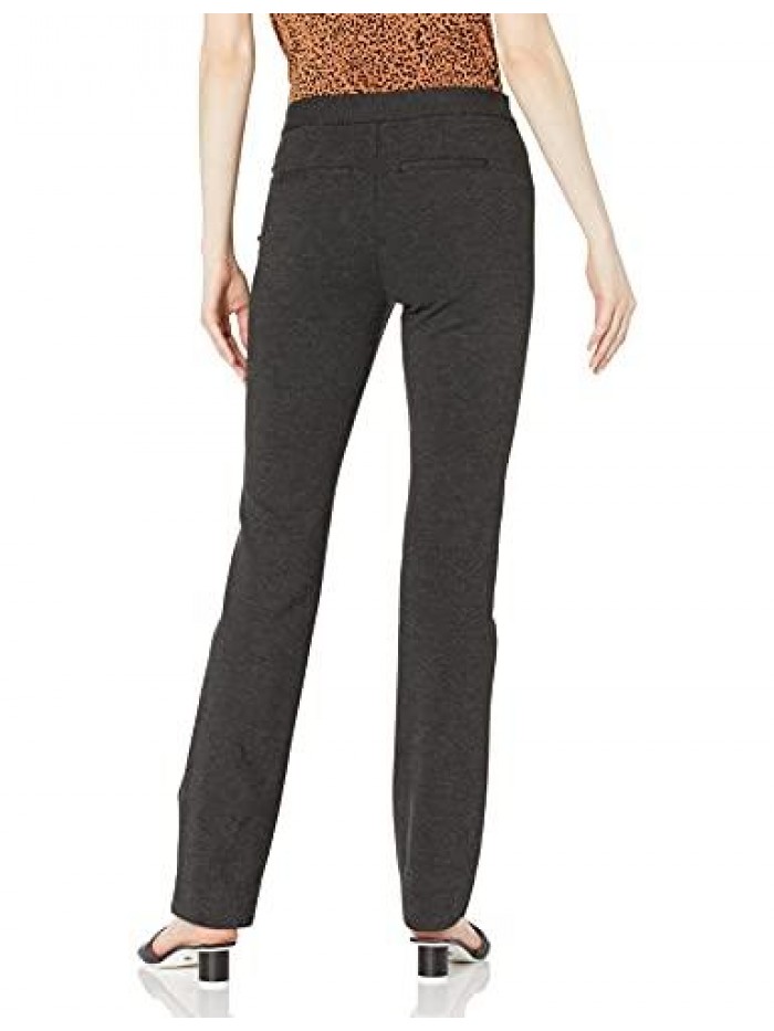 Slim Trouser Ponte Knit | Office Work Pants for Women 