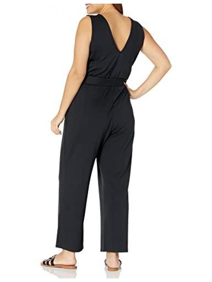 Drop Women's @caralynmirand Sleeveless Wrap Jumpsuit 