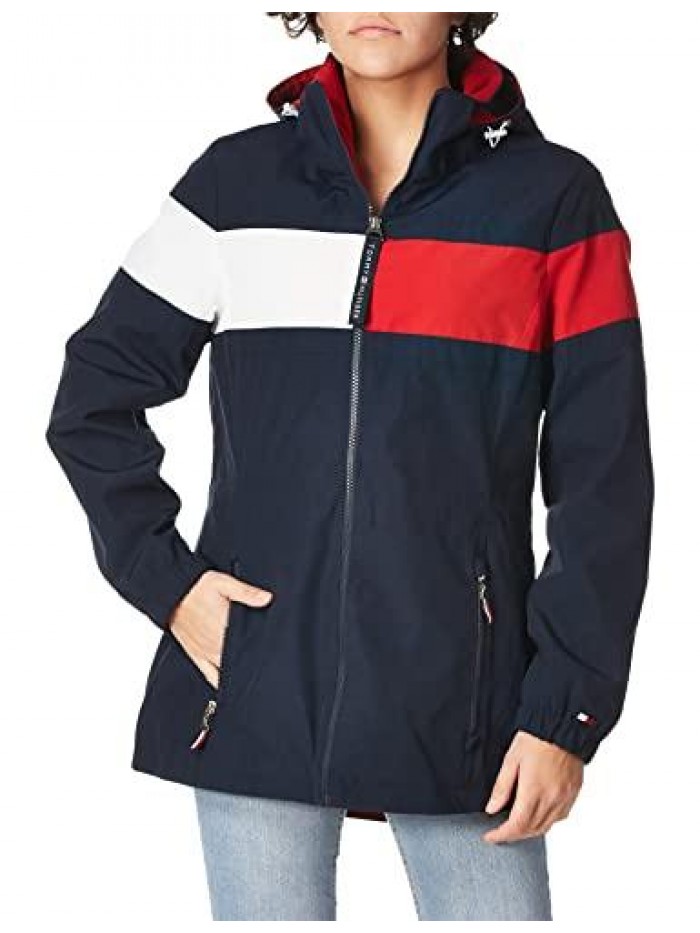 Hilfiger Women's Packable Jacket with Hood 