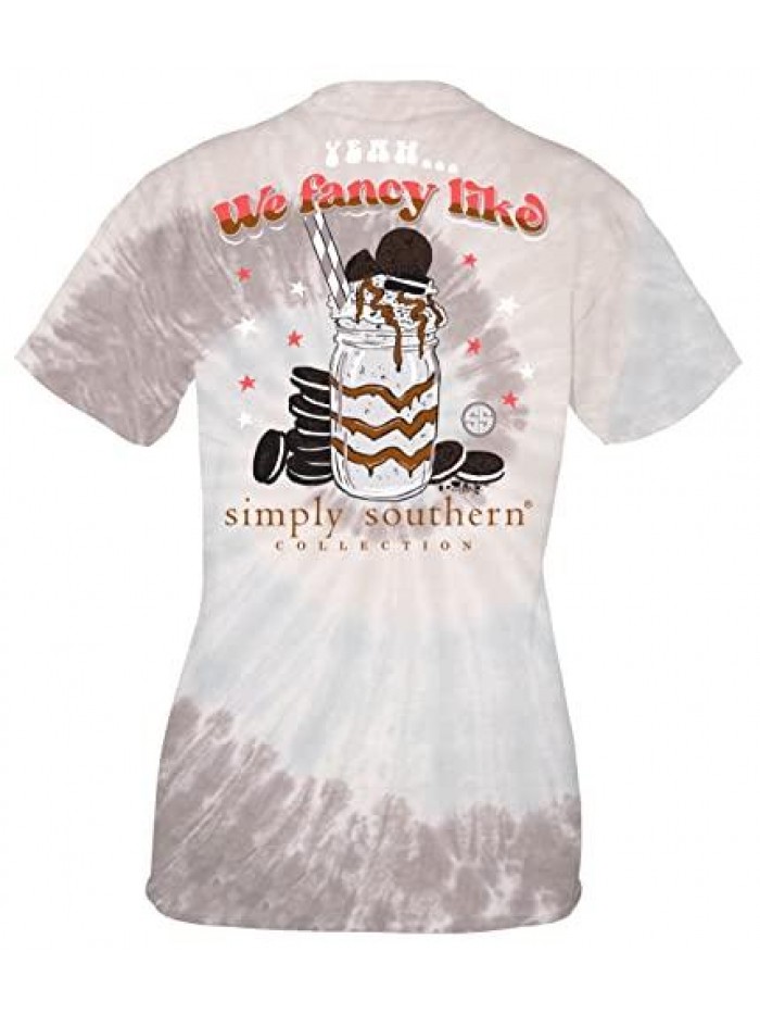 Southern Fancy Tie Dye Short Sleeve T-Shirt 