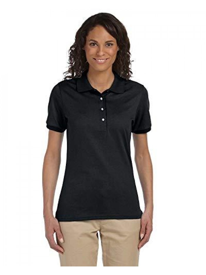 Ladies' 5.6 oz., 50/50 Jersey Polo with SpotShield 437W 