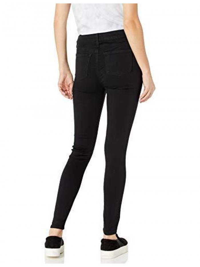 Pink Jeans Women's Infinite Stretch Mid Rise Skinny Jeans 