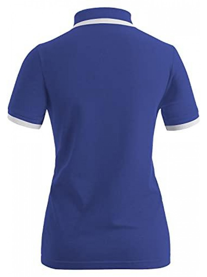 Women's Casual Short Sleeve PK Polo Shirts 