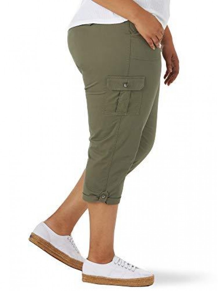 Women's Flex-to-go Mid Rise Cargo Capri Pant 