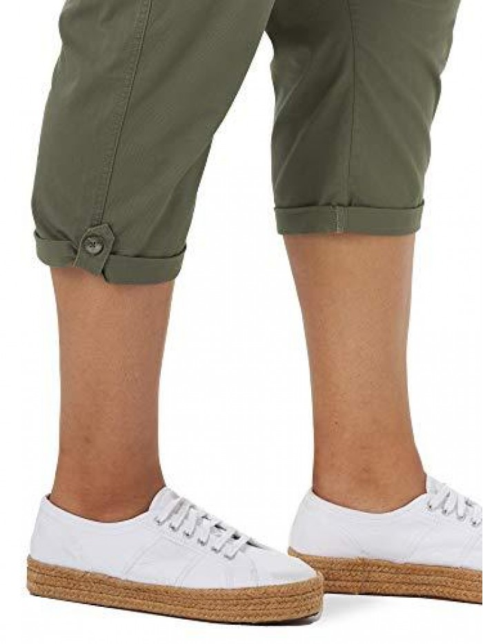 Women's Flex-to-go Mid Rise Cargo Capri Pant 