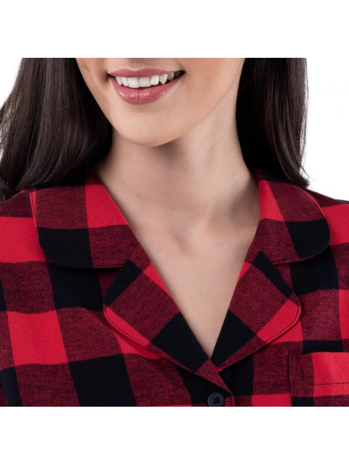 of the Loom Women's Flannel Sleep Shirt 