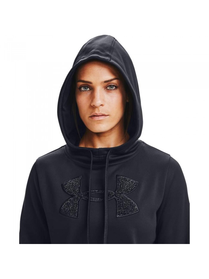 Armour Women's Fleece Big Logo Chenille/Shine Hoodie 