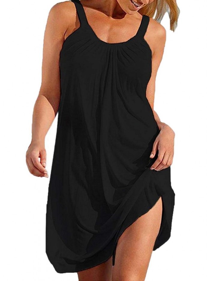 Women's Beach Bathing Suit Swimsuit Cover Ups Swimwear Summer Halter Dress 