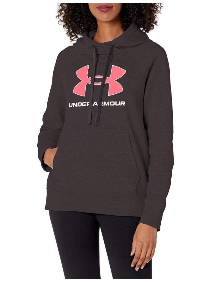 Armour Women's Rival Fleece Big Logo Print Fill Hoodie 