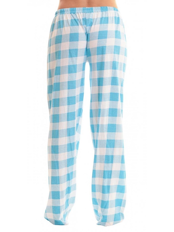 Love Women Buffalo Plaid Pajama Pants Sleepwear 