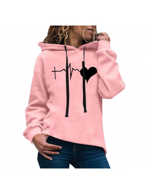 for Women, Casual Long Sleeve Loose Hoodies Pullov...