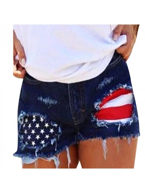 Denim Jean Shorts Casual Summer Mid Waist Stretchy...