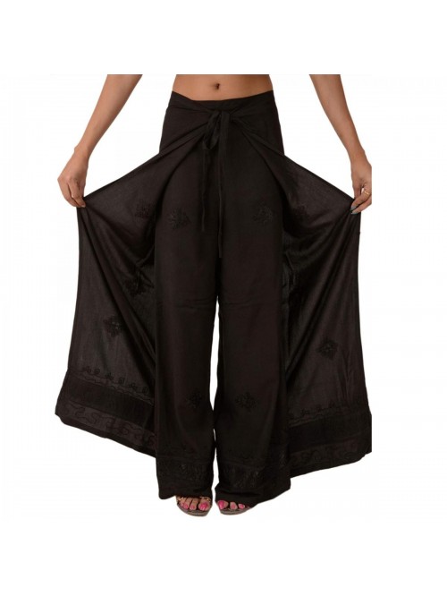 'N Scarves Women's 100% Rayon Wrap Palazzo Pants F...