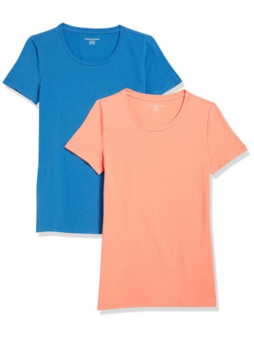 Women's 2-Pack Classic-Fit Short-Sleeve Crewneck T...