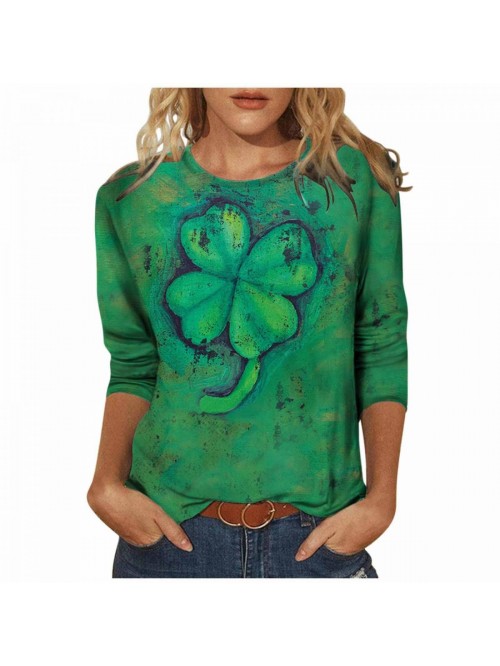 St. Patrick's Day Long Sleeve Shirt Raglan Sleeve ...