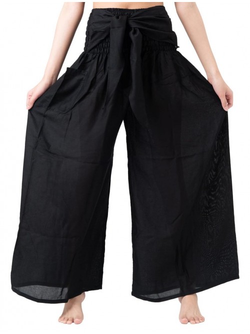 BANGKOK PANTS Women's Boho Palazzo Pants Wide Leg ...