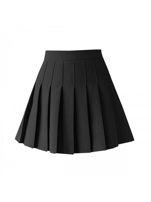 Women's High Waist Pleated Mini Skirt Skater Tenni...