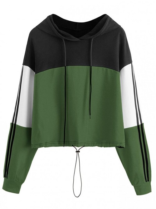 Women's Casual Long Sleeve ColorBlock Pullover Swe...