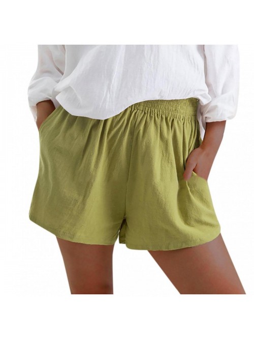 Casual Shorts, Womens Casual Summer Elastic Waist ...