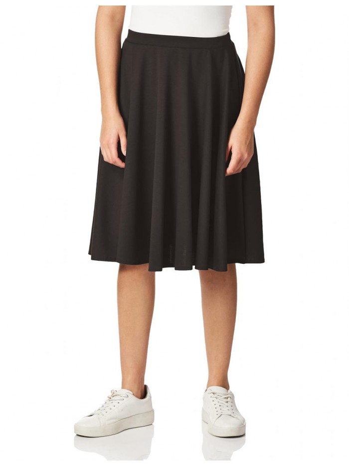 Vixen Women's Knee Length Full Skater Skirt 