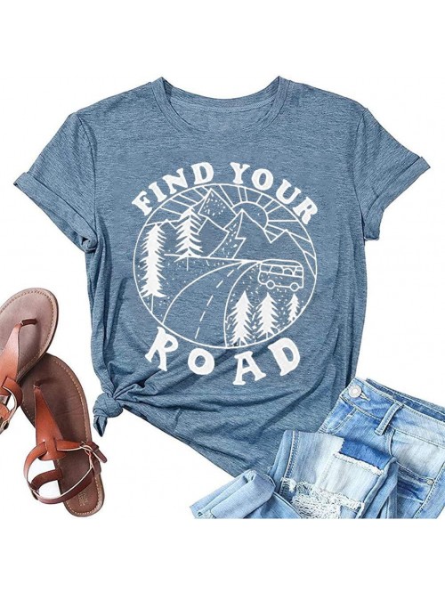 Find Your Road Shirt Funny Letter Graphic Printed ...