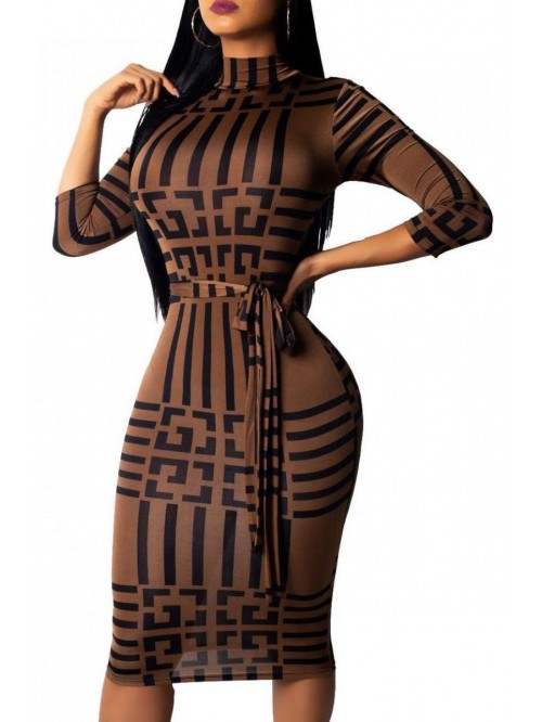 Sexy V Neck Dresses Elegant Bodycon Long Sleeve St...