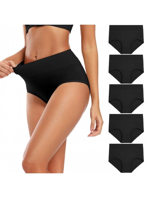 Women's Cotton Underwear High Waisted Full Coverag...