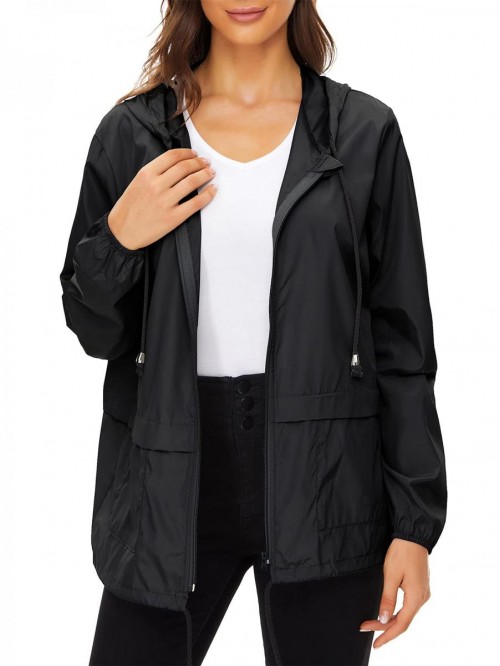 Star Plus Size Rain Jackets for Women Waterproof W...