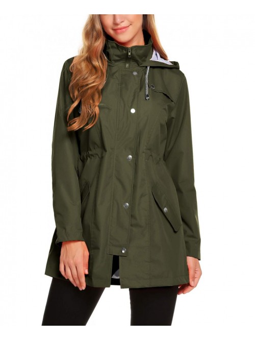 Womens Lightweight Hooded Waterproof Active Outdoo...