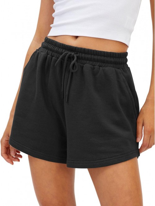 Womens Sweat Shorts Casual Summer Athletic Shorts ...