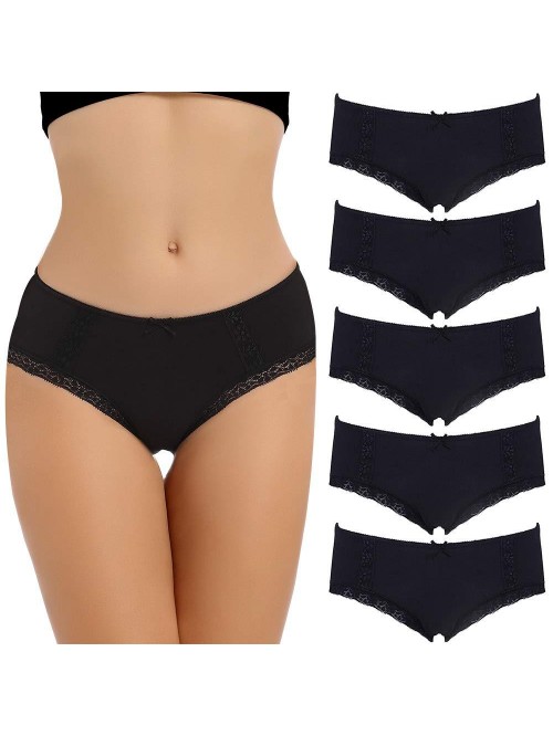 Women’s Underwear Breathable Cotton Brief Ladies...