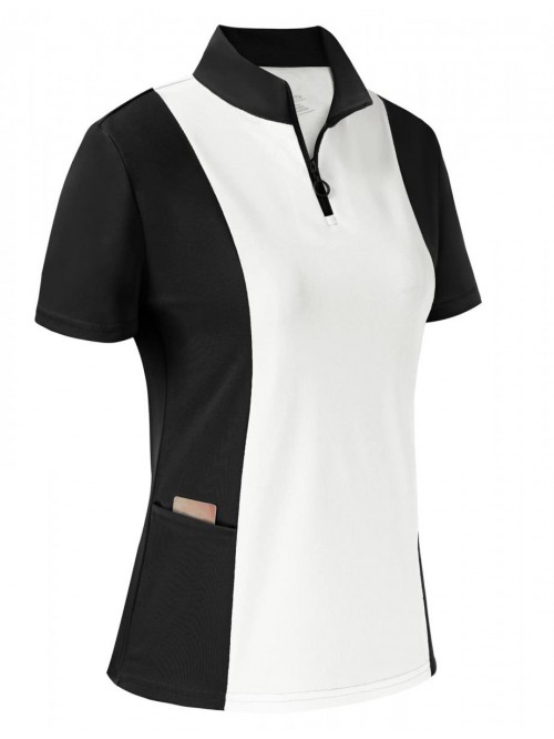 SMITH Womens Short Sleeve Polo Shirts with Collar ...