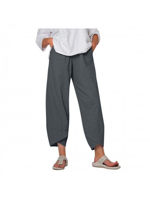 Capri Pants for Women Wide Leg Lightweight Quick D...