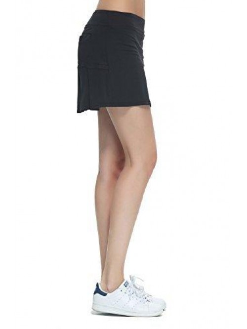 Women Golf Skirts with Pockets Tennis Skirts with ...