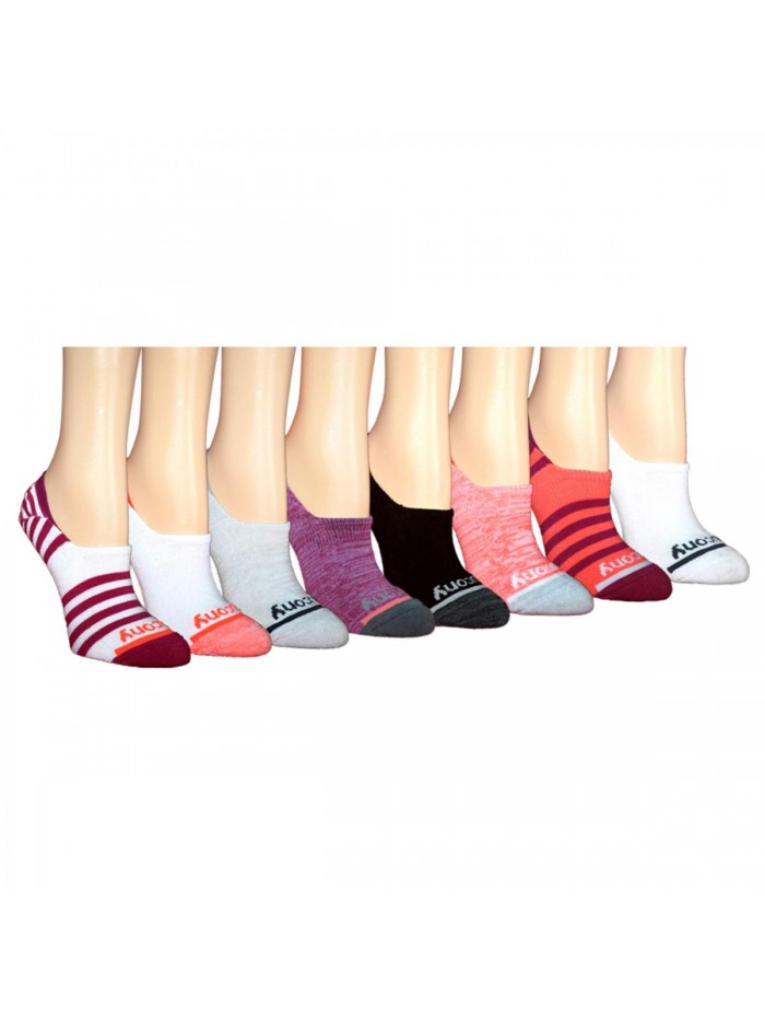 Women's 8 Pairs No Show Cushioned Invisible Liner Socks 