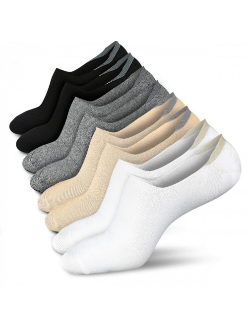 Show Socks Women Low Socks Non Slip Flat Boat Line...