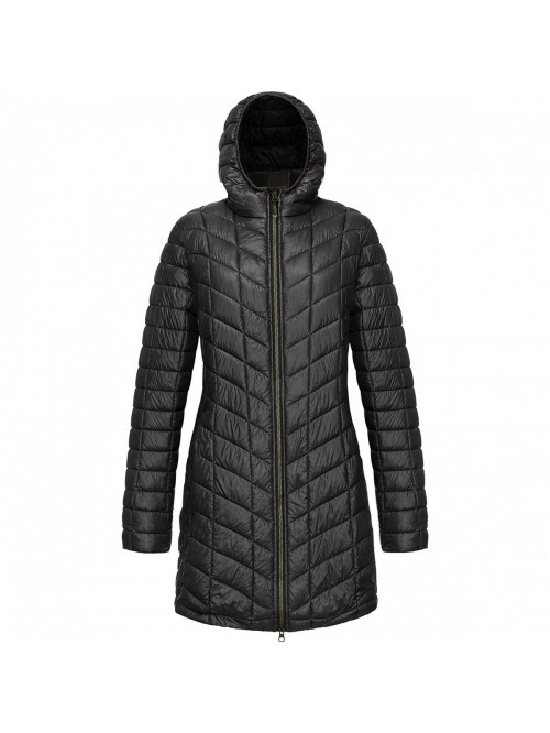 Women's Thermolite Long Hooded Puffer Jacket Parka...